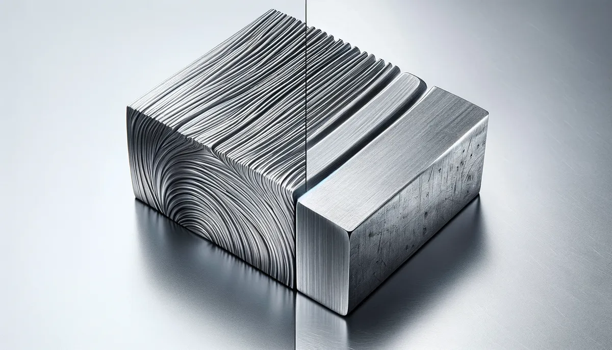 Gezogenes vs. gepresstes Rundmaterial im Vergleich